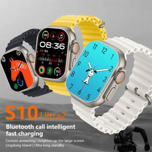 S10 Ultra 2 Smart Watch for Kids & Adults | 7 Stylish Straps |  Titanium Body