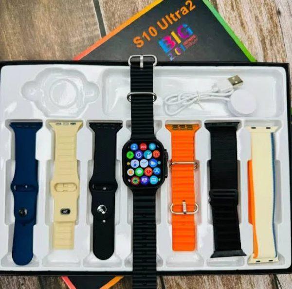 S10 Ultra 2 Smart Watch for Kids & Adults | 7 Stylish Straps |  Titanium Body