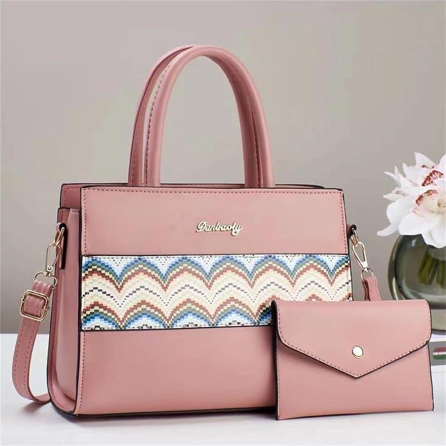 Girl's Rexine Printed Tote Bag