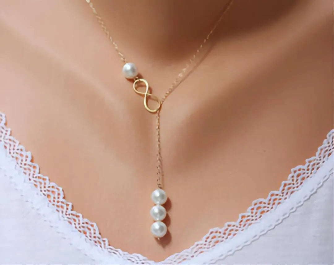 Stunning Pearl Stone Antique Plated Necklace
