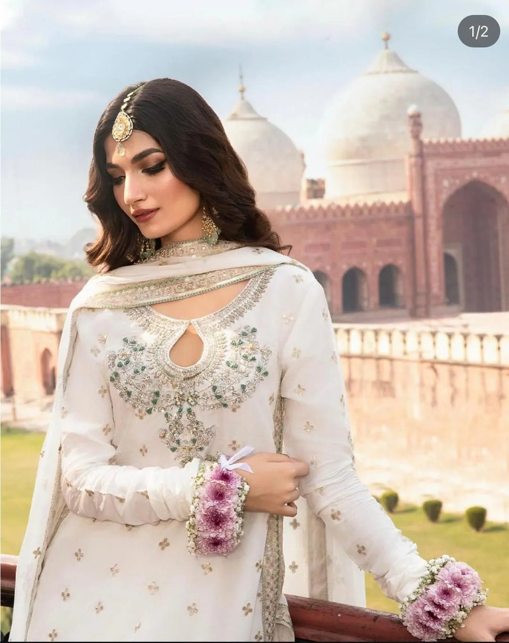 Women's Unstitched 3 Pcs Embroidered Suit