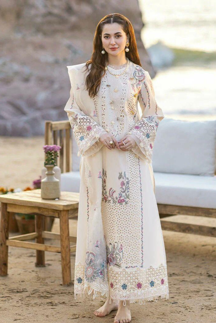 Women's Unstitched 3 Pcs Embroidered Suit