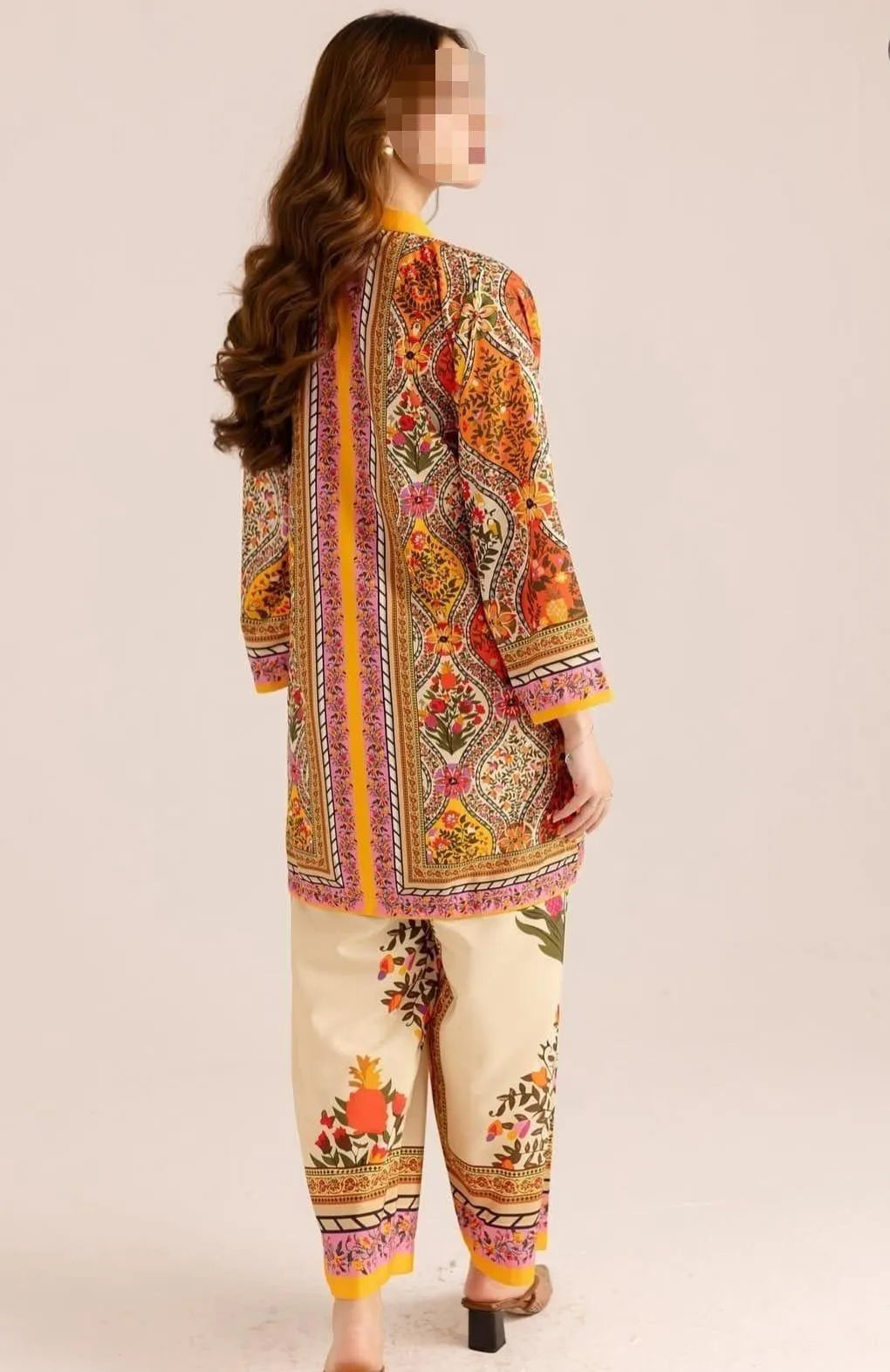 Women's Unstitched 2 Pcs Digital Print Suit