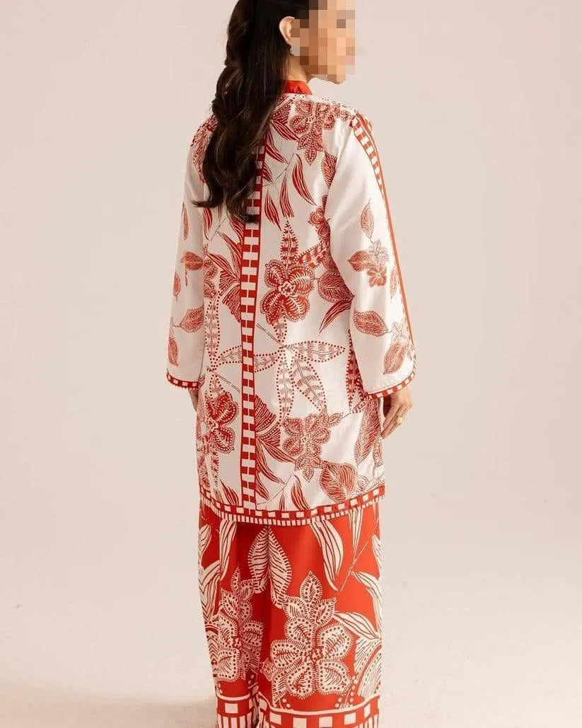 Women's Unstitched 2 Pcs Digital Print Suit