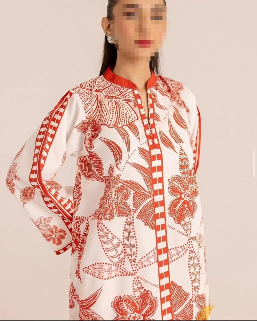 Women's Unstitched 2 Pcs Digital Print Suit